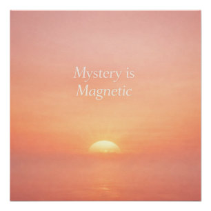 Póster de Arte de Pared Amanecer Magnético Misteri