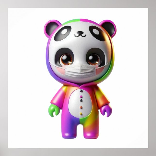 Póster de Arte de Pared con Personaje de Muñeca Ad (Frente)
