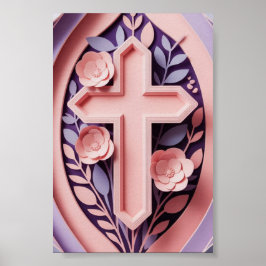 Poster de arte de pared cruzada | Diseño Ai mínimo