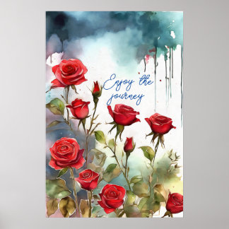 Poster de arte de pared de acuarela Motivacional 7