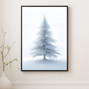 Póster de Arte de Pared de Árbol de Navidad