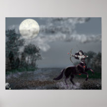 Póster de Arte de Pared de Caballero de Fantasía O