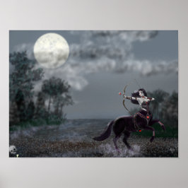 Póster de Arte de Pared de Caballero de Fantasía O