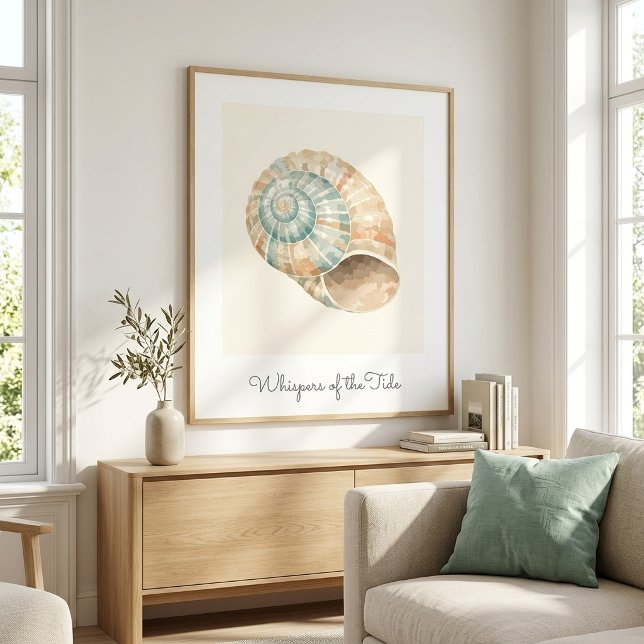 Póster de Arte de Pared de Caracol de Reloj de Sol (Subido por el creador)