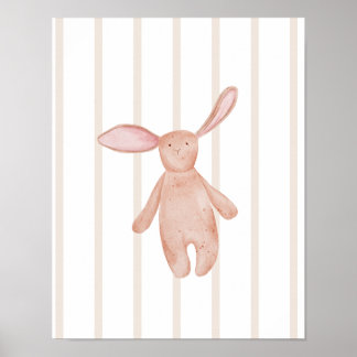 Póster de Arte de Pared de Conejito para Lienzo de