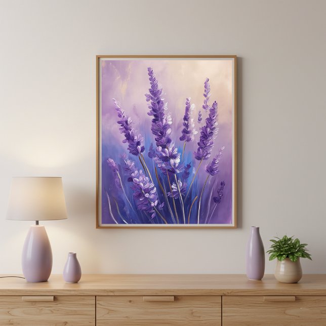 Póster de Arte de Pared de Flores de Lavanda (Subido por el creador)