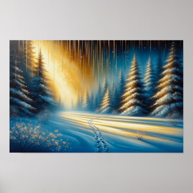 Póster de arte de pared de invierno (Frente)