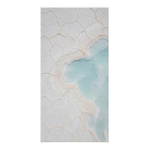 Póster de Arte de Pared de Mineral de Aqua Suave