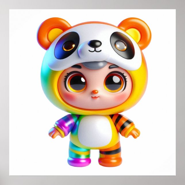 Póster de Arte de Pared de Muñeca Adorable para Ha (Frente)