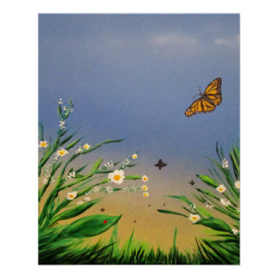 Póster de Arte de Pared de Naturaleza Atardecer Ci