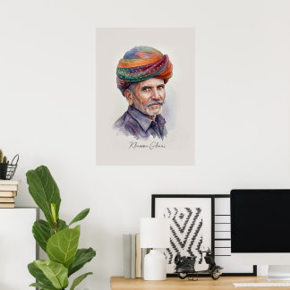 Póster de Arte de Pared de Rajasthan