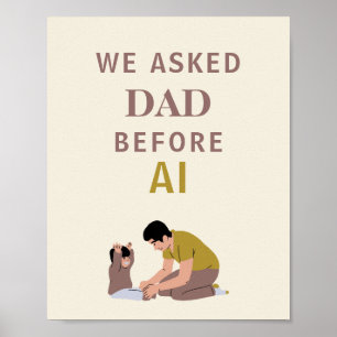 Póster de Arte de Pared Elegante vida de papá