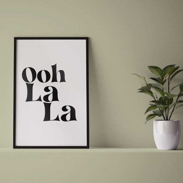 Poster de arte de pared moderno de Ooh La La La Mo (Subido por el creador)