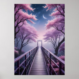 Poster de arte de pared - rosa