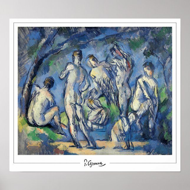 Póster de arte de Paul Cézanne Zedign #34 (Frente)
