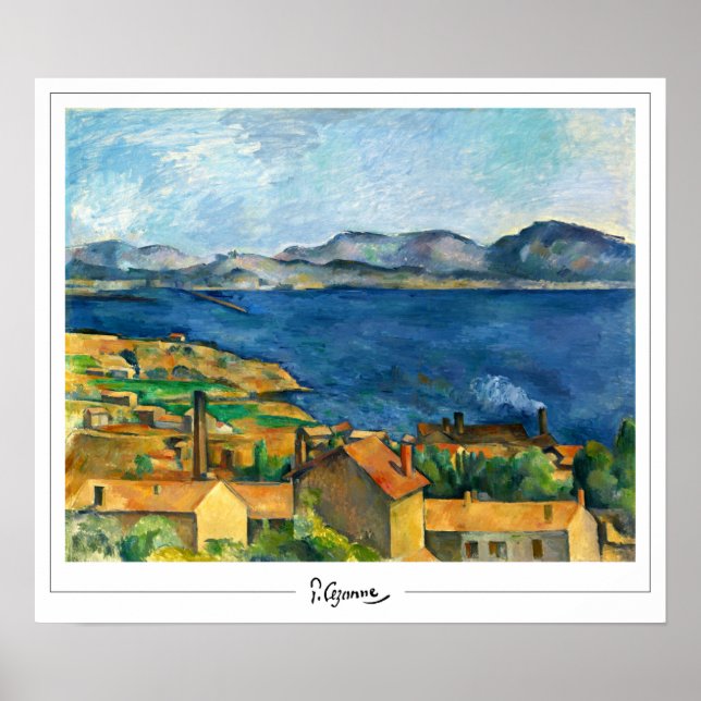 Póster de arte de Paul Cézanne Zedign #35 (Frente)