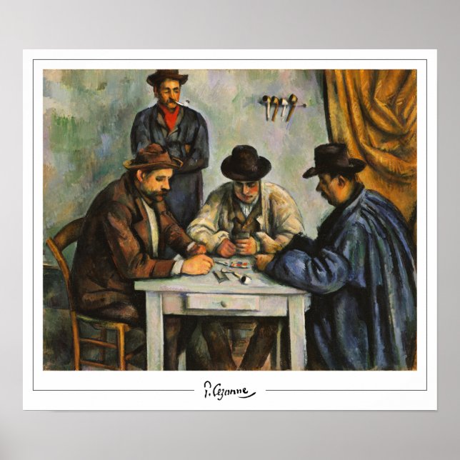 Póster de arte de Paul Cézanne Zedign #386 (Frente)