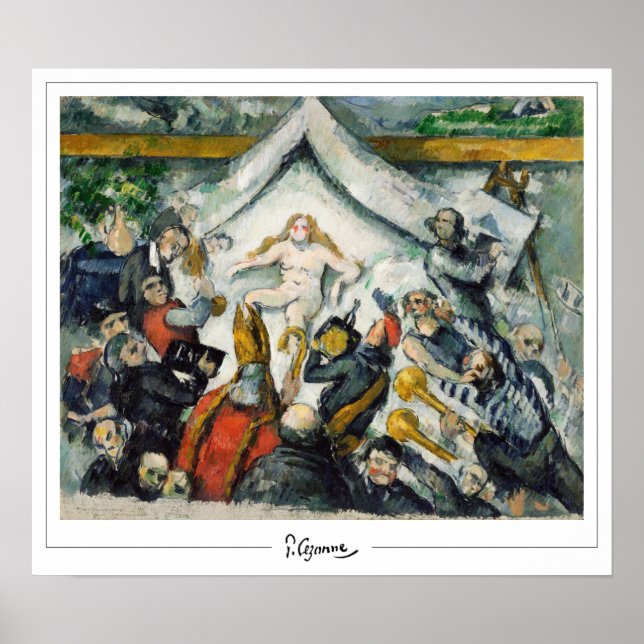 Póster de arte de Paul Cézanne Zedign #51 (Frente)