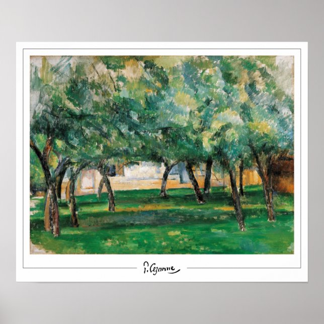 Póster de arte de Paul Cézanne Zedign #7 (Frente)