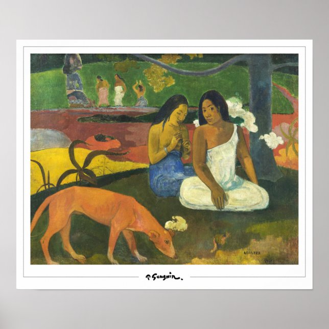 Póster de arte de Paul Gauguin Zedign #144 (Frente)