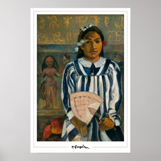 Póster de arte de Paul Gauguin Zedign #161 (Frente)