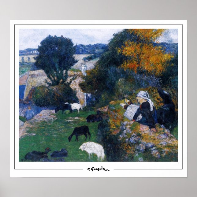 Póster de arte de Paul Gauguin Zedign #26 (Frente)