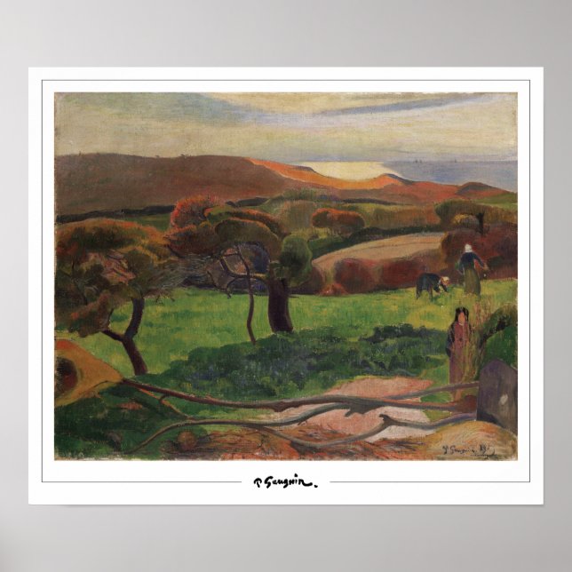 Póster de arte de Paul Gauguin Zedign #29 (Frente)