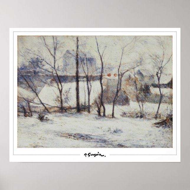 Póster de arte de Paul Gauguin Zedign #348 (Frente)
