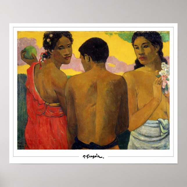 Póster de arte de Paul Gauguin Zedign #421 (Frente)