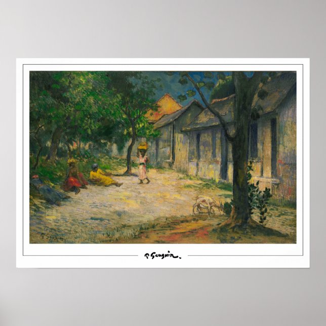 Póster de arte de Paul Gauguin Zedign #496 (Frente)