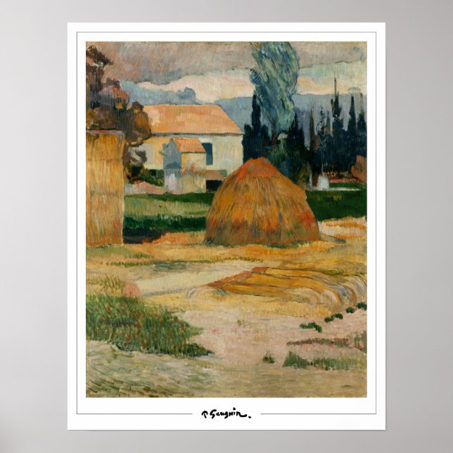Póster de arte de Paul Gauguin Zedign #503 (Frente)
