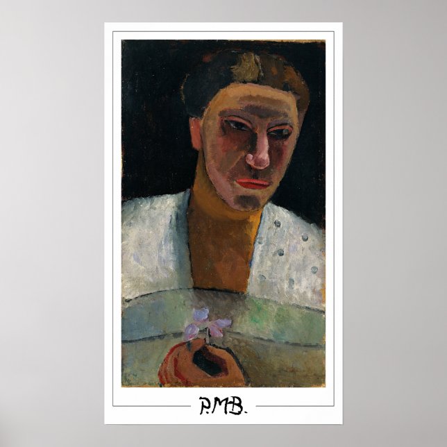 Póster de arte de Paula Modersohn-Becker Zedign #1 (Frente)