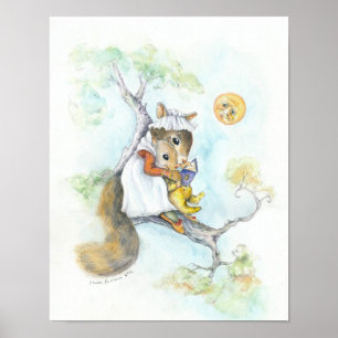 Poster de Arte de personalizable Nursery: tiempo d