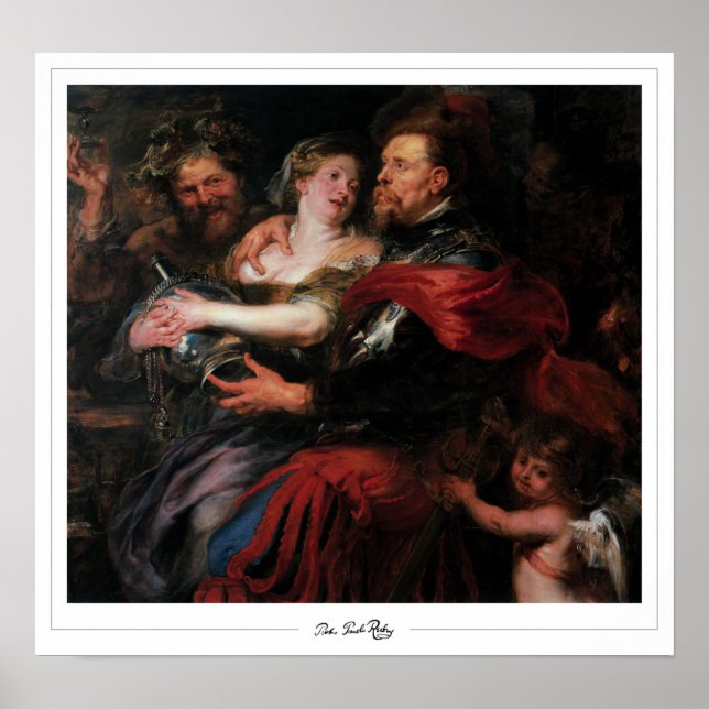Póster de arte de Peter Paul Rubens Zedign #21 (Frente)