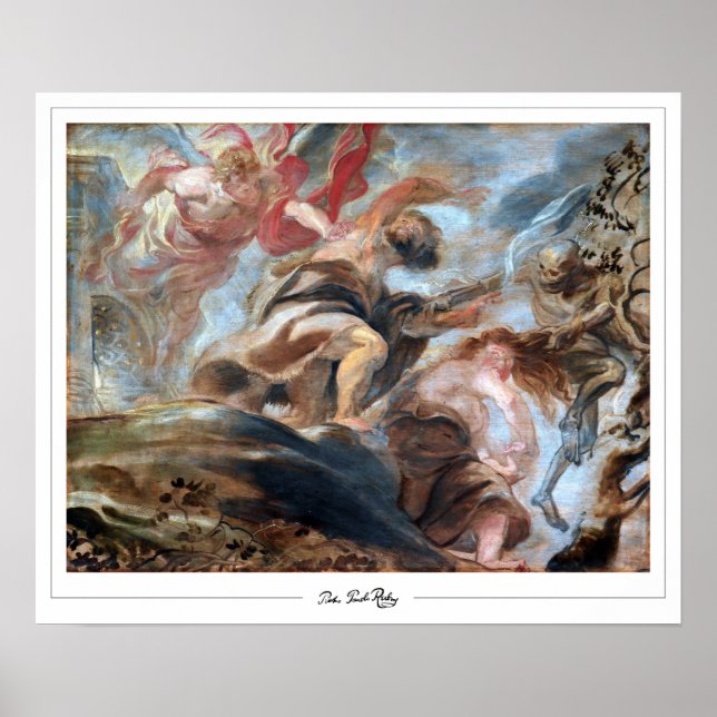 Póster de arte de Peter Paul Rubens Zedign #34 (Frente)