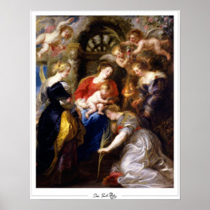 Póster de arte de Peter Paul Rubens Zedign #38