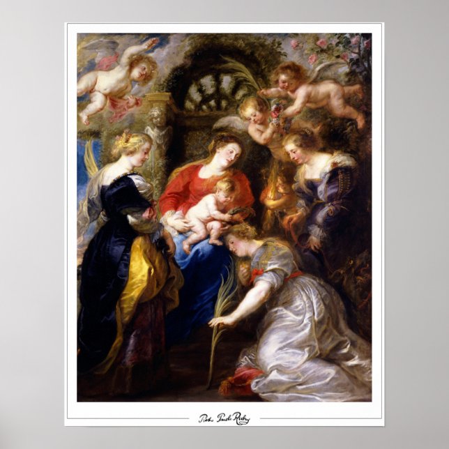 Póster de arte de Peter Paul Rubens Zedign #38 (Frente)