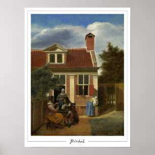 Póster de arte de Pieter de Hooch Zedign #59