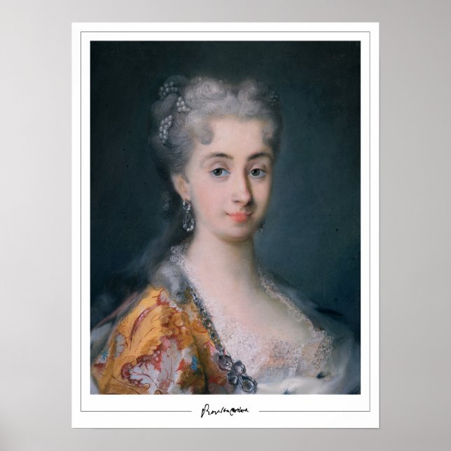 Póster de arte de Rosalba Carriera Zedign #14 (Frente)