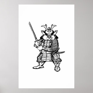 POSTER DE ARTE DE SAMURAI