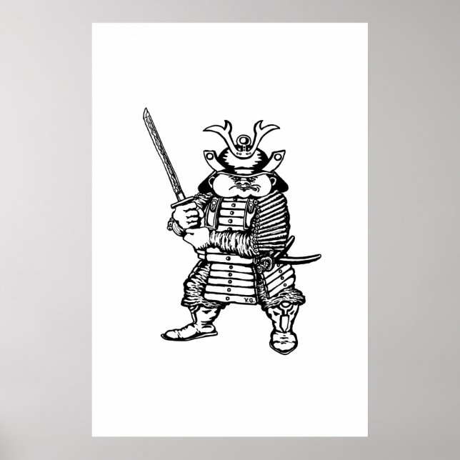 POSTER DE ARTE DE SAMURAI (Frente)