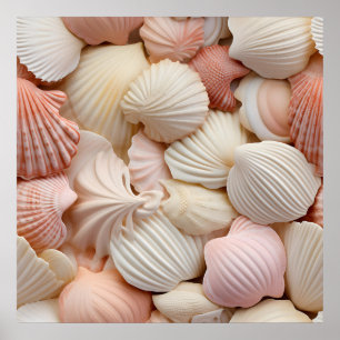 Poster de Arte de Seashells Seaside