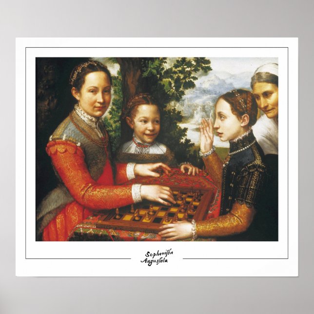 Póster de arte de Sofonisba Anguissola Zedign #8 (Frente)