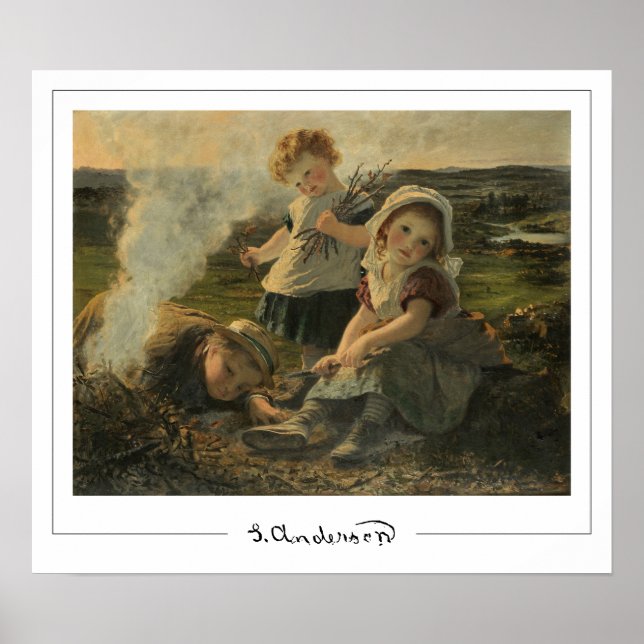 Póster de arte de Sophie Gengembre Anderson Zedign (Frente)