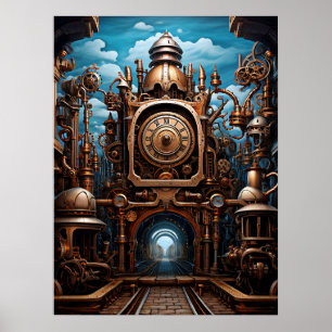 Poster de arte de Steampunk