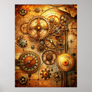 Poster de arte de Steampunk