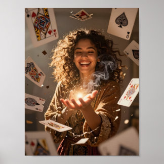 Póster de arte de sueños de sortilegio de cartas r