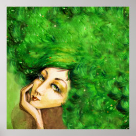Poster de arte de Summer / Lady Bordeaux