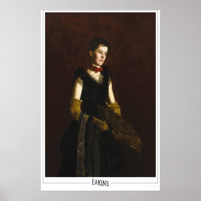 Póster de arte de Thomas Eakins Zedign #14 (Frente)