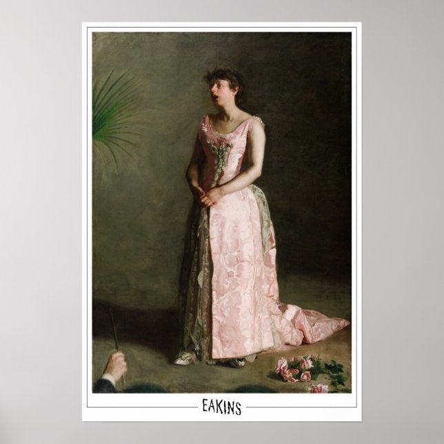 Póster de arte de Thomas Eakins Zedign #22 (Frente)